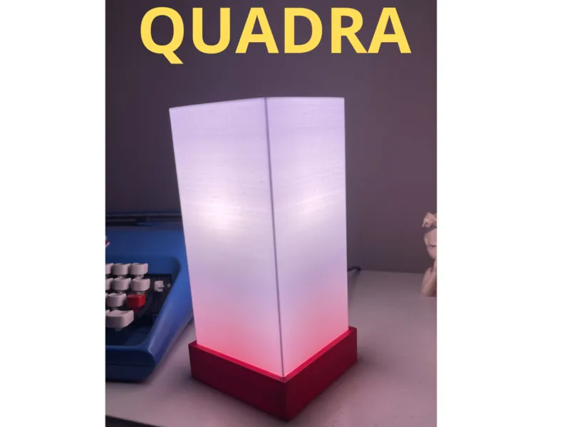 Quadra Lamp - Lampada Quadra - no ams, no supporti