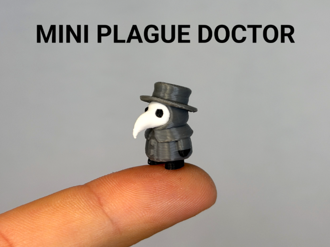 Mini Plague Doctor - 3D printed Other Miniatures, in stock in India