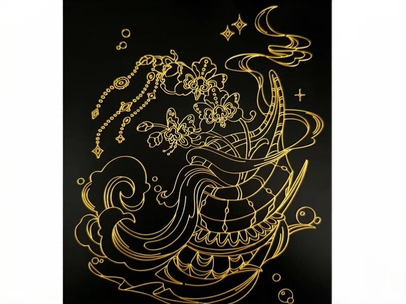 掐丝珐琅 吉祥八宝 法螺