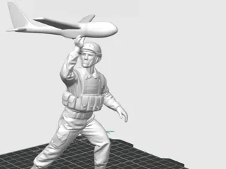 SOLDADO CON DRON