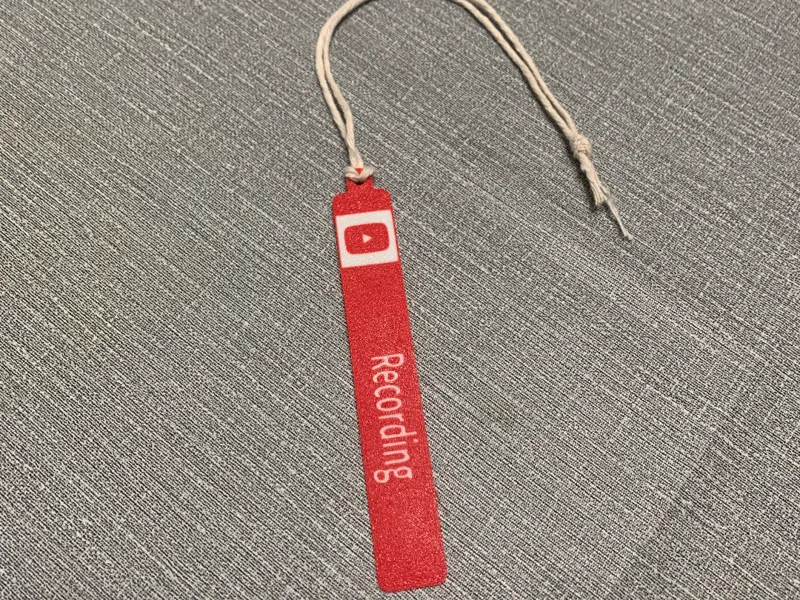 YouTube Recording TagOut-