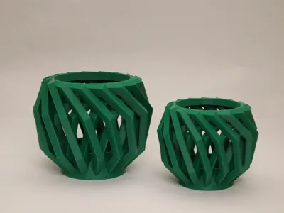Octagon Fractal Jar
