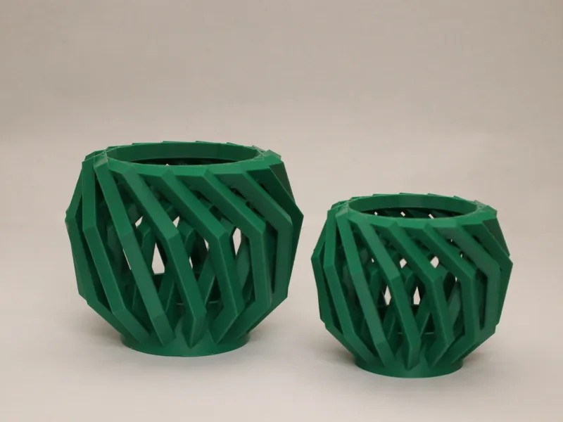 Octagon Fractal Jar