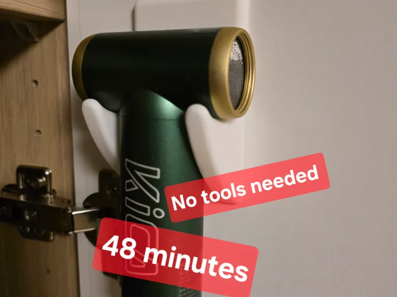 No Drill, No Hassle: KiCa Jet Fan Holder/Mount