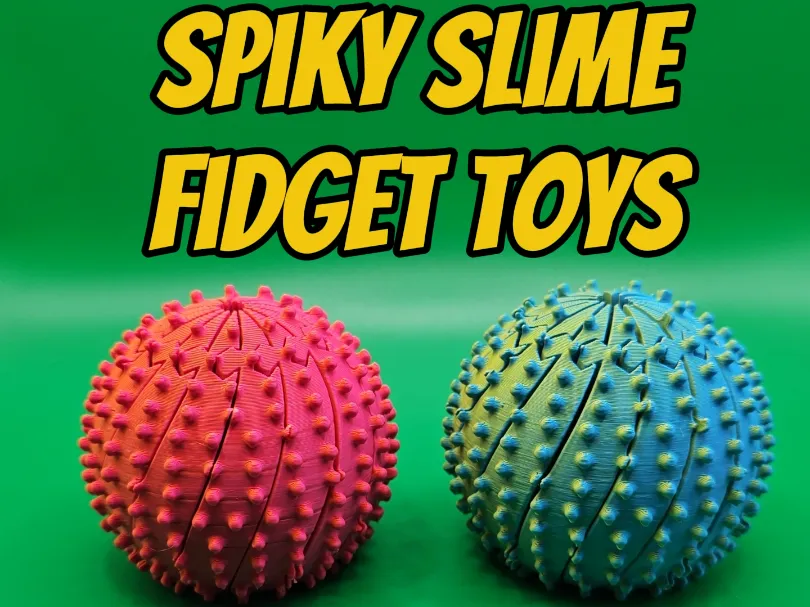 Spiky Fidget – Jouet Sensoriel à Picots, 8,9 Cm, Impression 3D, Anti-stress Pour Enfants Et Adultes