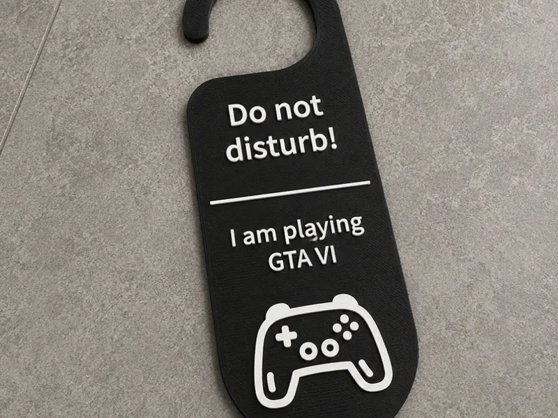 GTA VI | Do not disturb sign for the door (6)