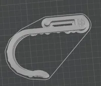 0.2mm layer, 10 walls, 20% infill- solid hook
