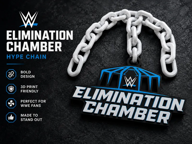 WWE Elimination Chamber hype chain!  