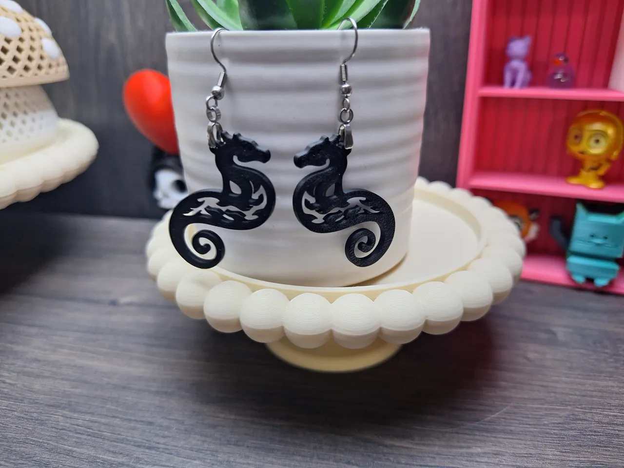 Dragon Earrings view 2
