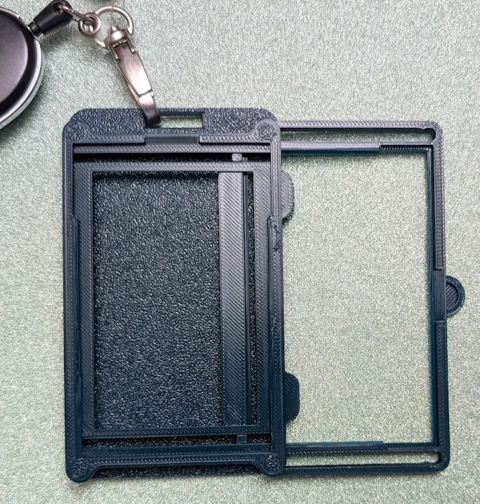 RFID Blocking Sliding 4 Badge holder - Remix Remixed by Blackdraq ...