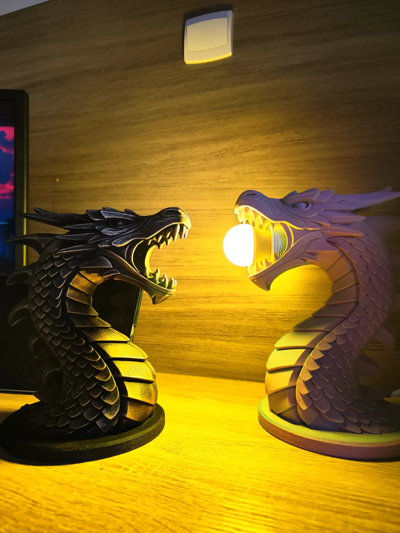 Dragon’s Breath Lamp & Statue view 3