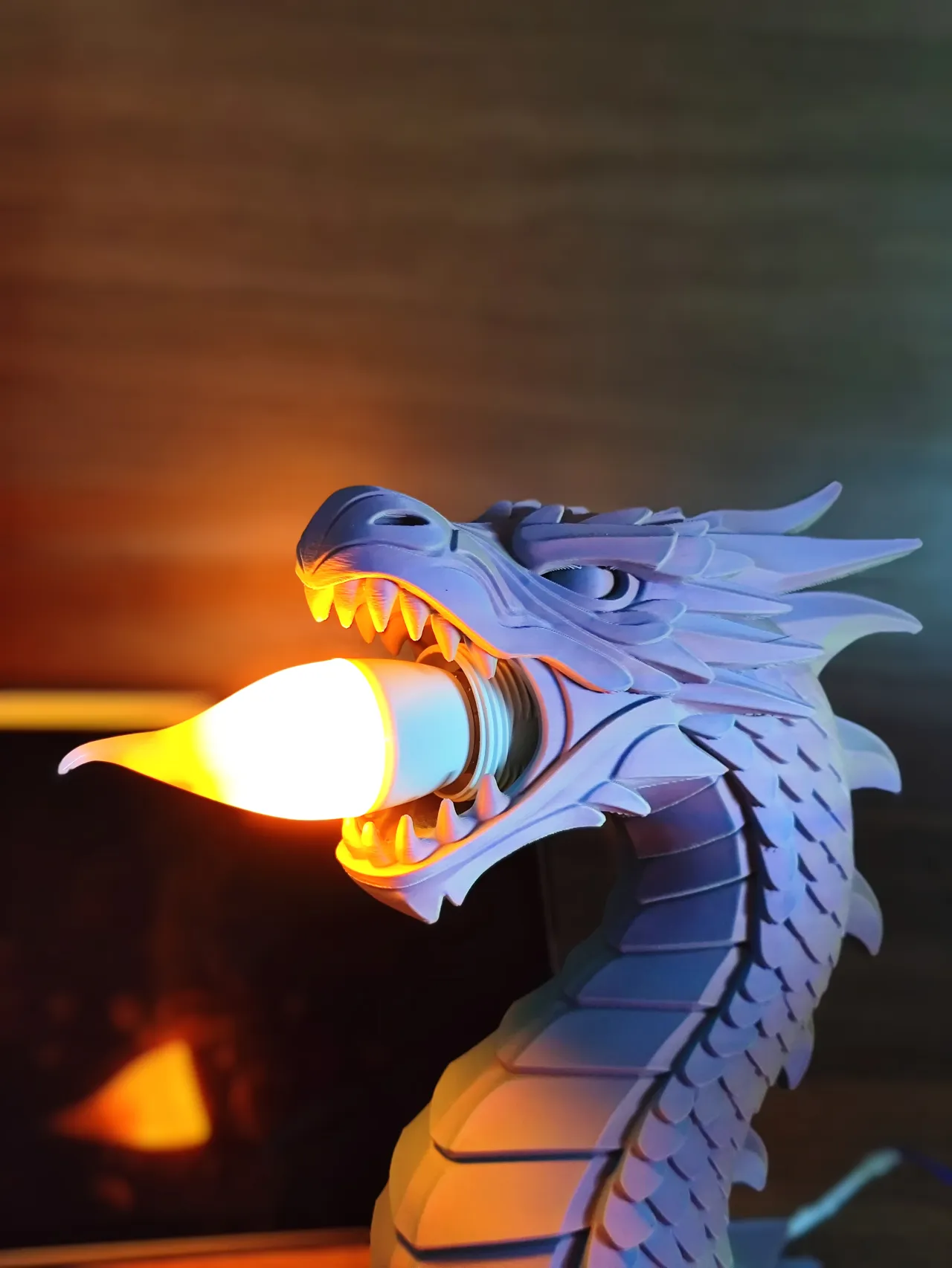 Dragon’s Breath Lamp & Statue view 4