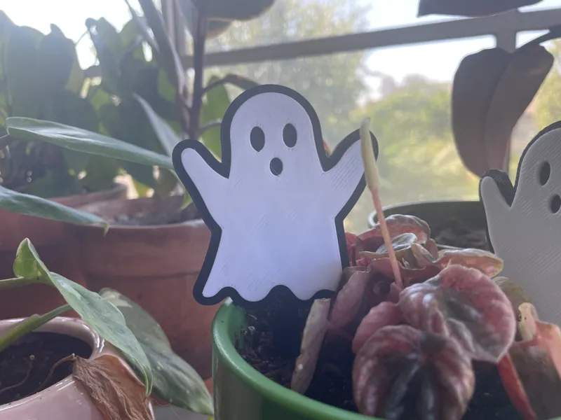 Ghost Plant Stake Sign
