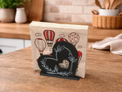 Napkin holder - Heart #1