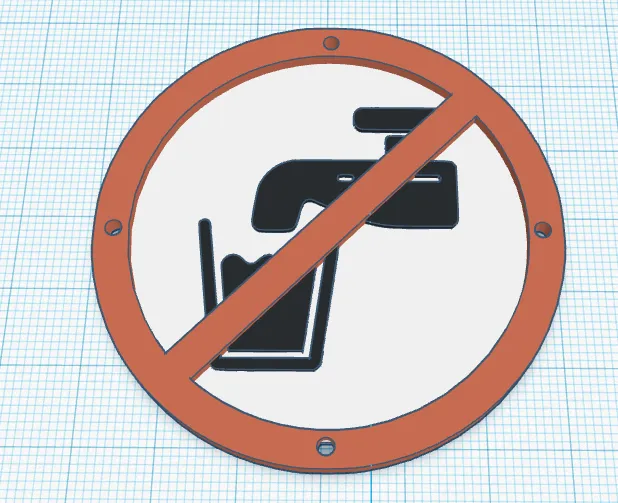Sign - Non potable water