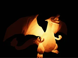 Lowpolly charzard