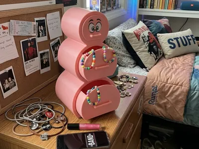 Snowman Jewelry Holder