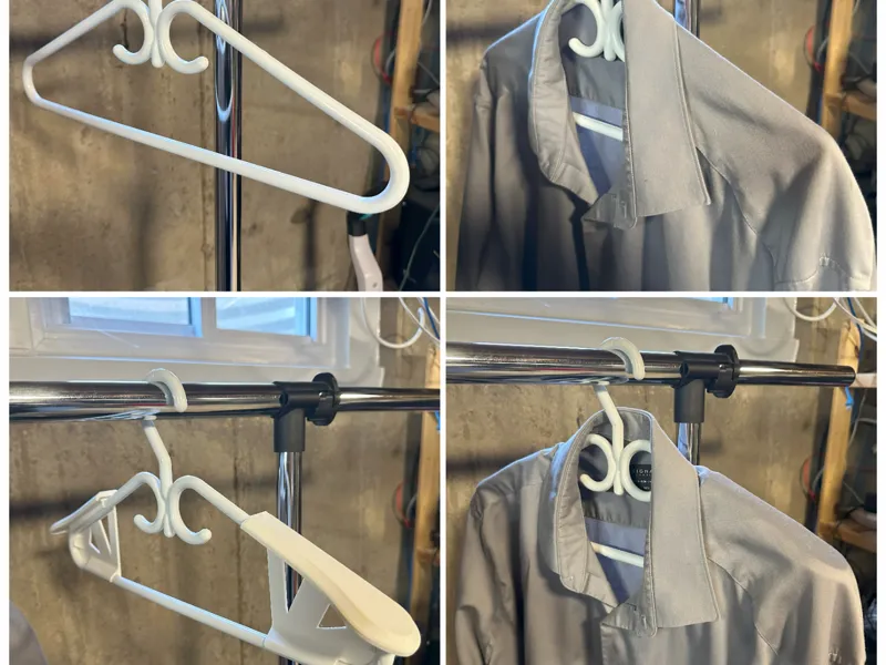 Clothes Hanger Wide Shoulders