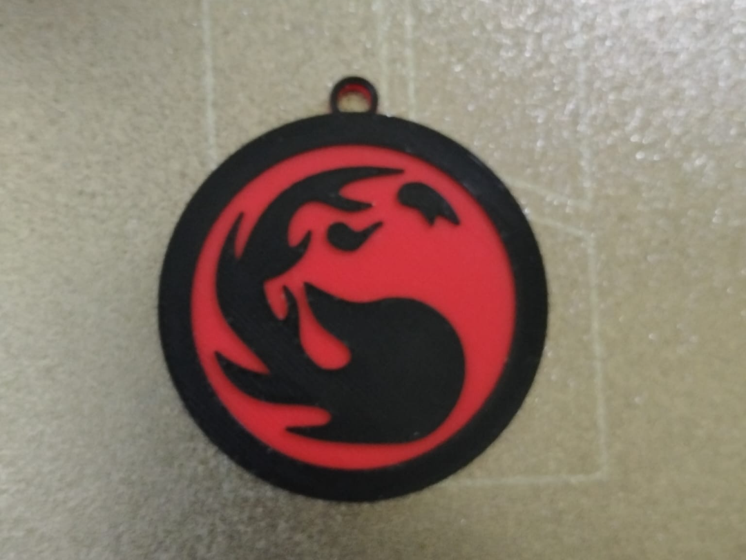 Keychain Magic Red Color