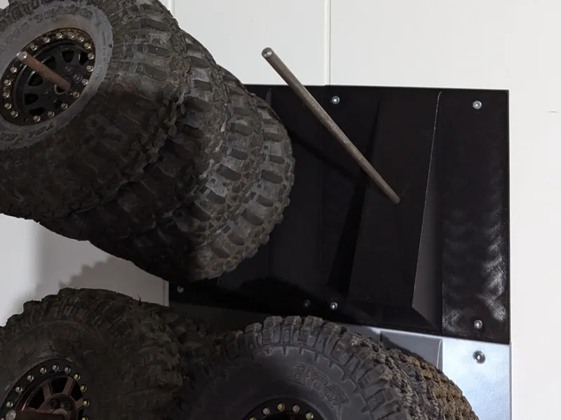 Wall Mounted RC tire rack