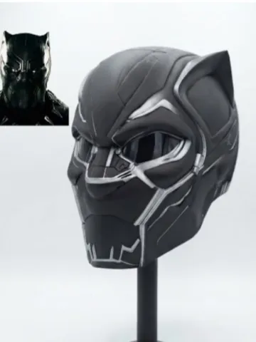 Pieza para disfraz o exhibición: BLACK PANTHER HELMET — vista de referencia 2