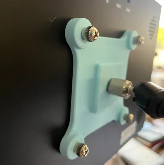 VESA 75mm back plate to 3/8in screw
