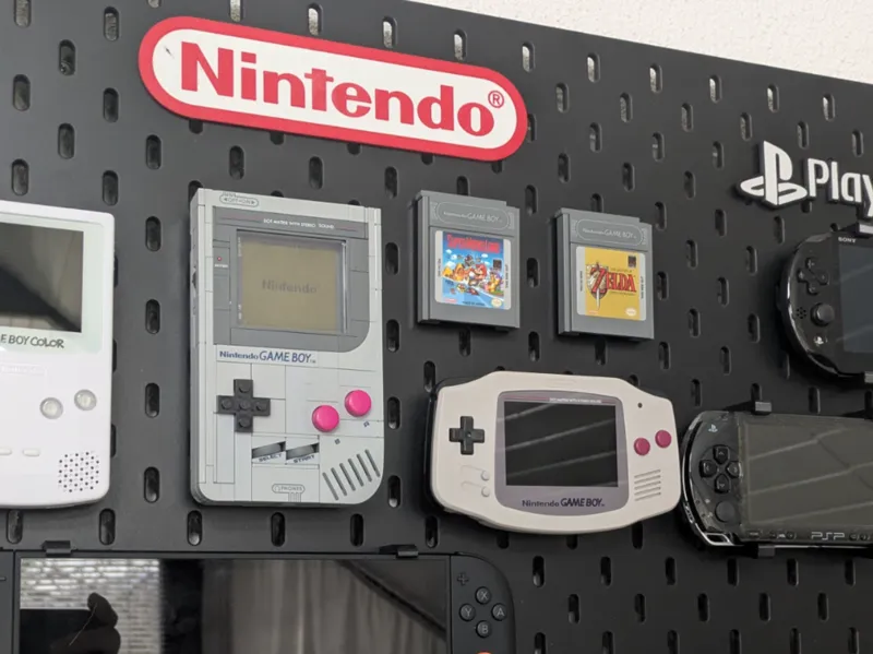 Skadis Mount for Brick Gameboy & Cartridges 72046