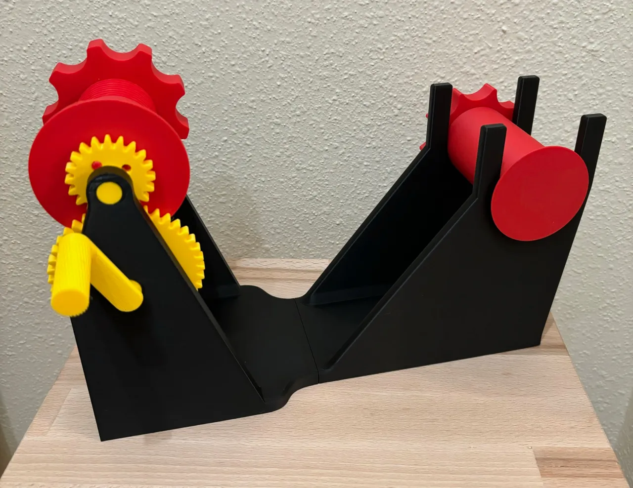 Manual filament spool winder view 4