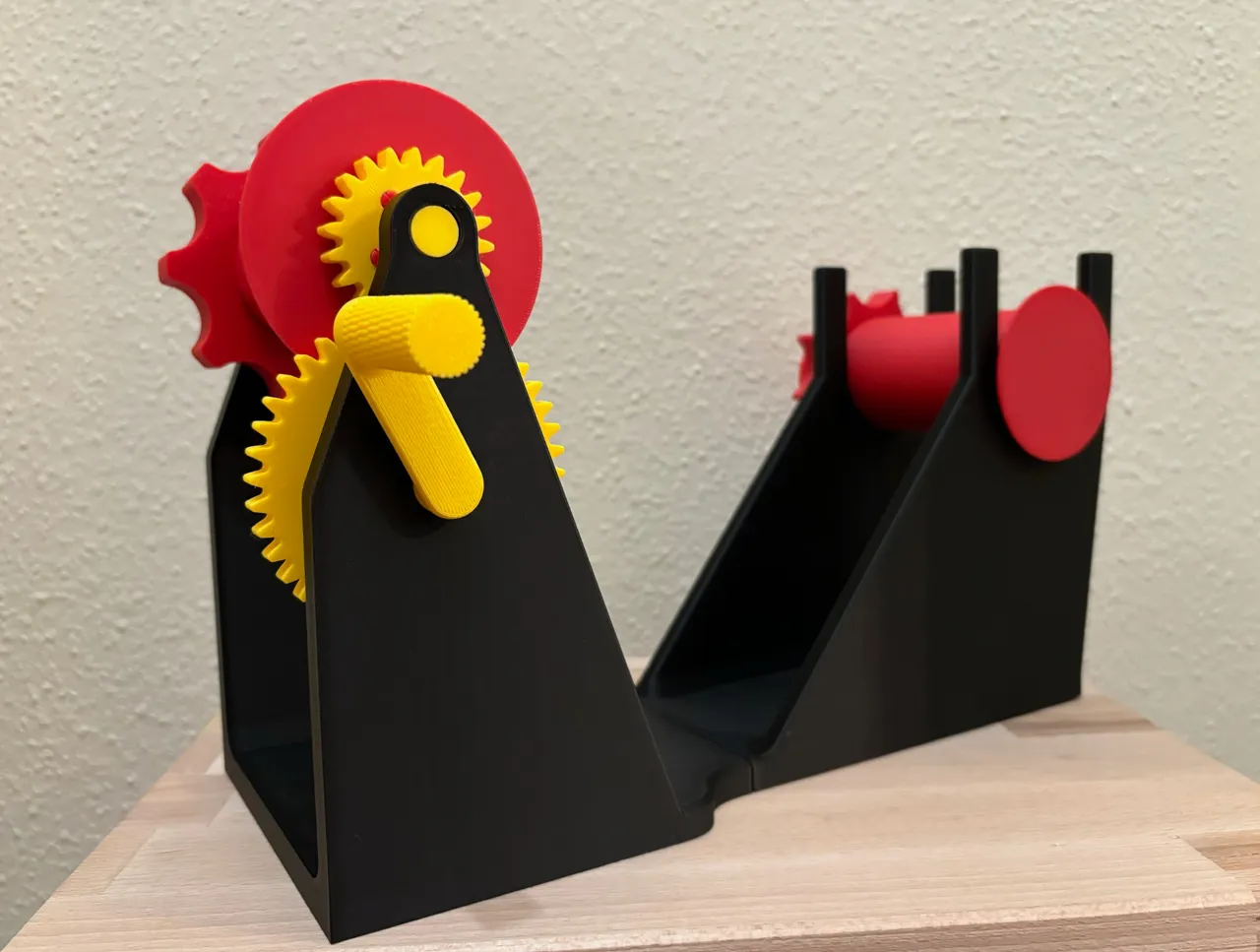 Manual filament spool winder view 2