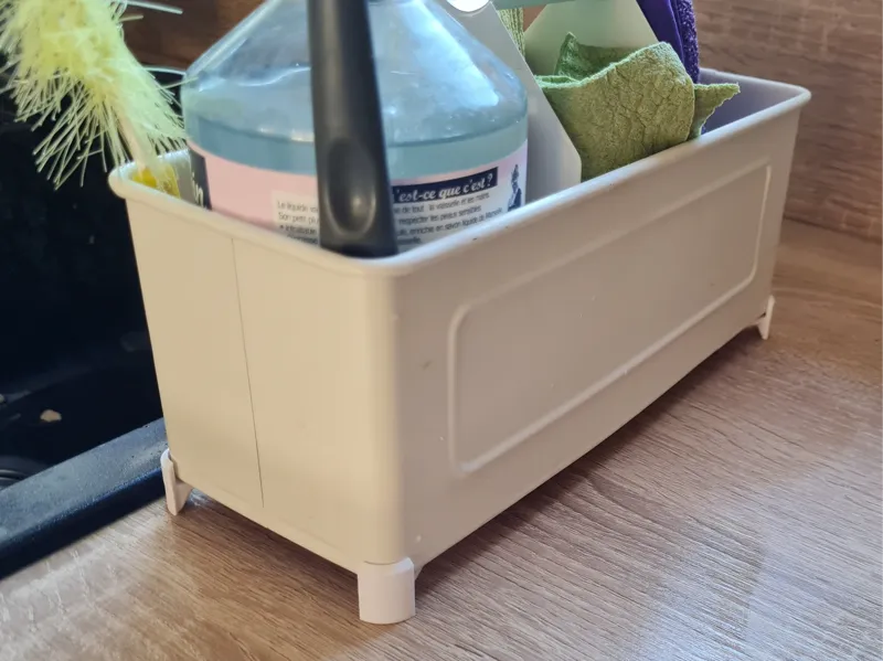 Stilts for Ikea Valvardad organizer