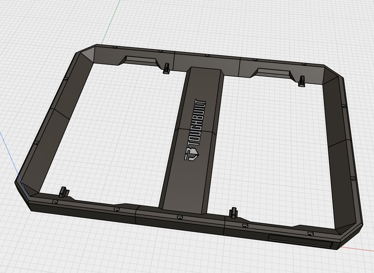 Miniatura 2 do modelo 3D 拓必得工具箱底座/更新V3版本，加高卡槽-2025.9.15
