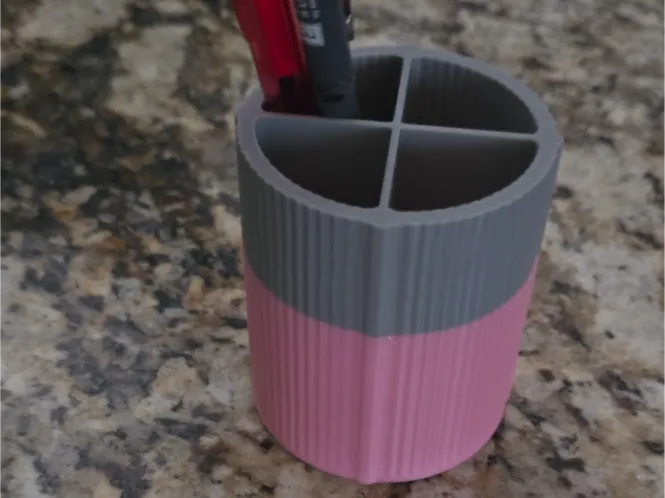 Modern Pencil holder with dividers