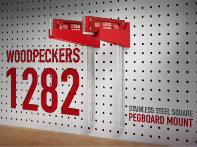 Woodpeckers 1282 Square Pegboard Mount