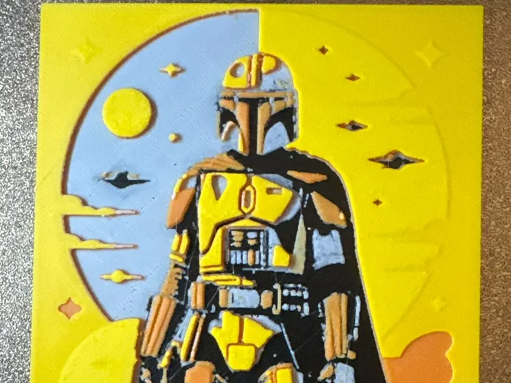 Star Wars - Mandalorian Sunset – HueForge