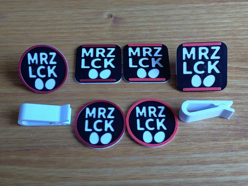 Mehrzweckeier Buttons/Clips
