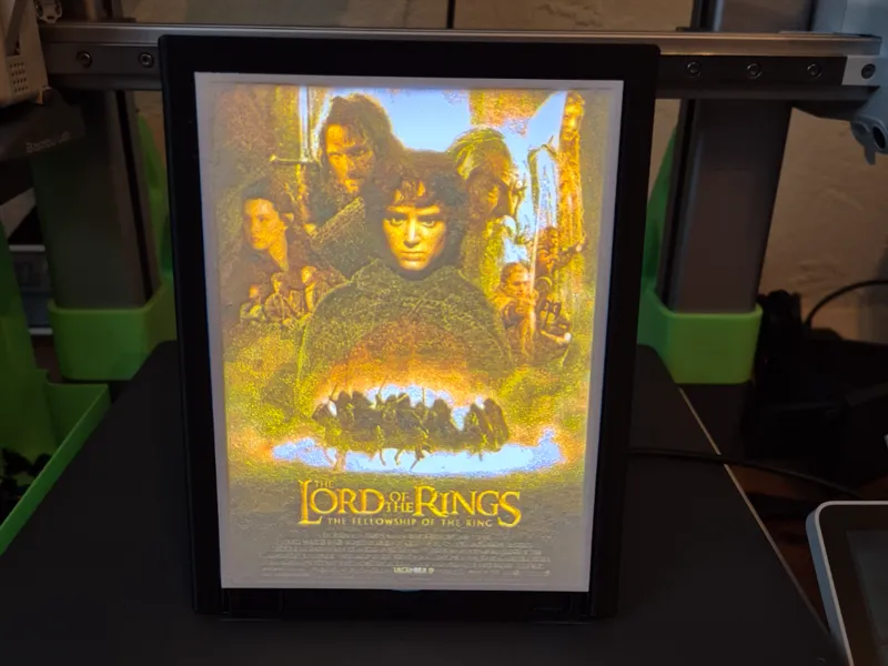 LOTR Fellowship of the Ring Movie Art poster
