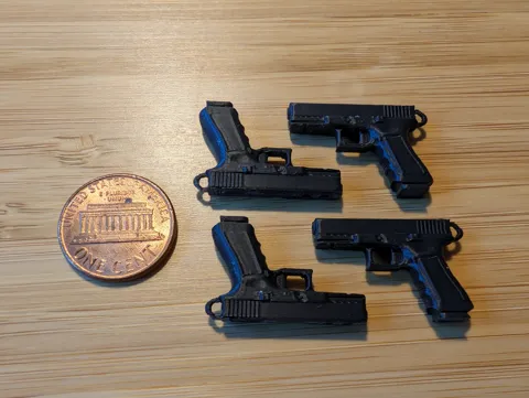 Glock Dangle Earrings view 4