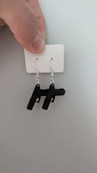 Glock Dangle Earrings