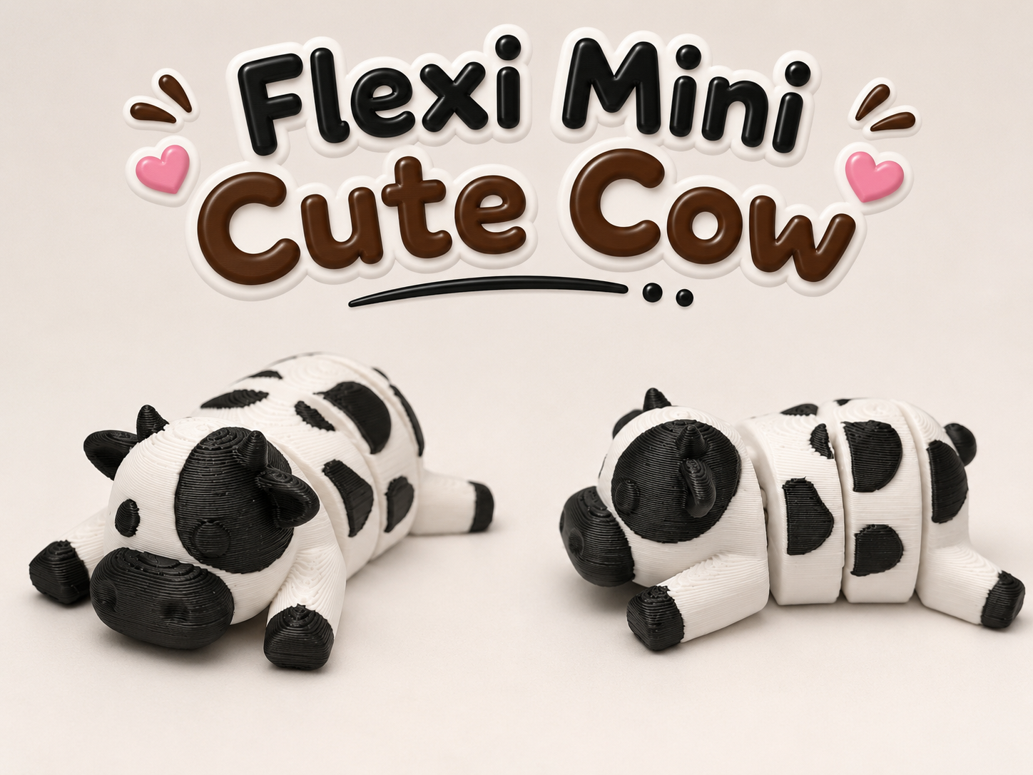 Flexi Mini Cute Cow