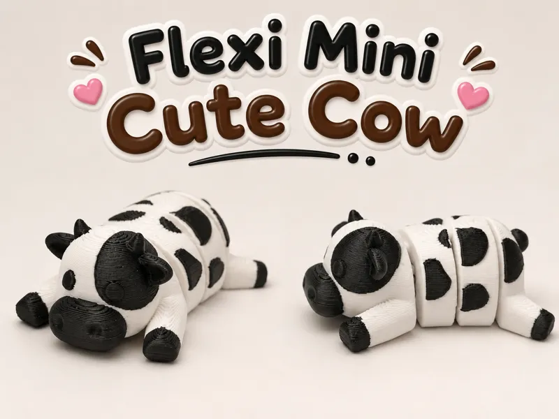 Flexi Mini Cute Cow