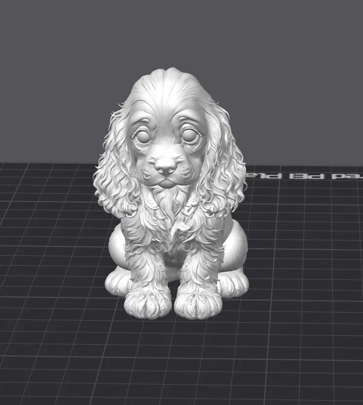 Cute Cocker Spaniel – Easy to Print - Free 3D Print Model - MakerWorld