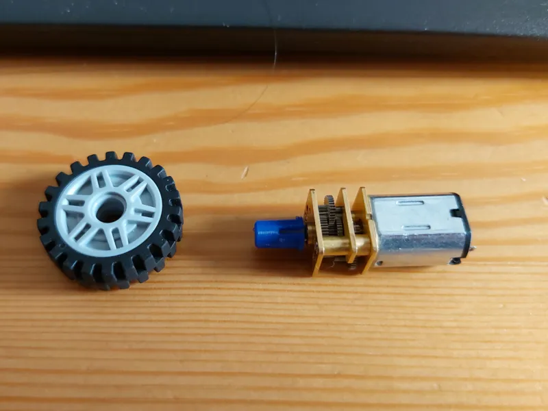 Gear Motor to Brick Wheel adapter
