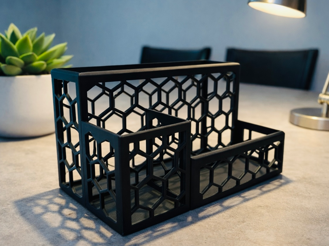 HexGrid Desk Organizer