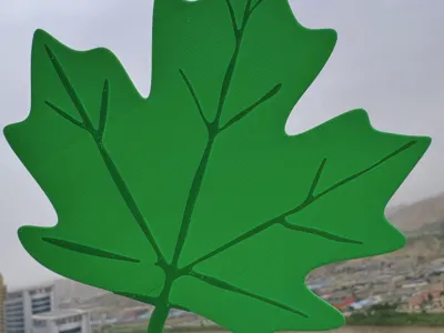 Creative Bookmark (Maple Leaf)