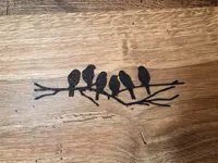 Oiseaux en art mural 2D — photo 2
