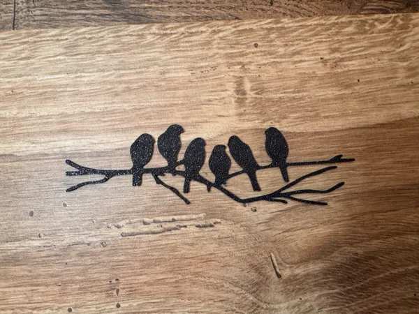 Oiseaux en art mural 2D