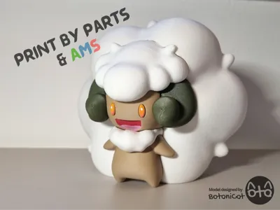 Whimsicott (Pokemon) - AMS & Print by Parts