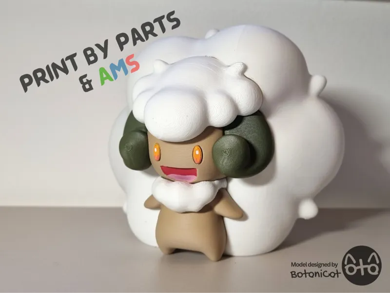 Whimsicott (Pokemon) - AMS & Print by Parts