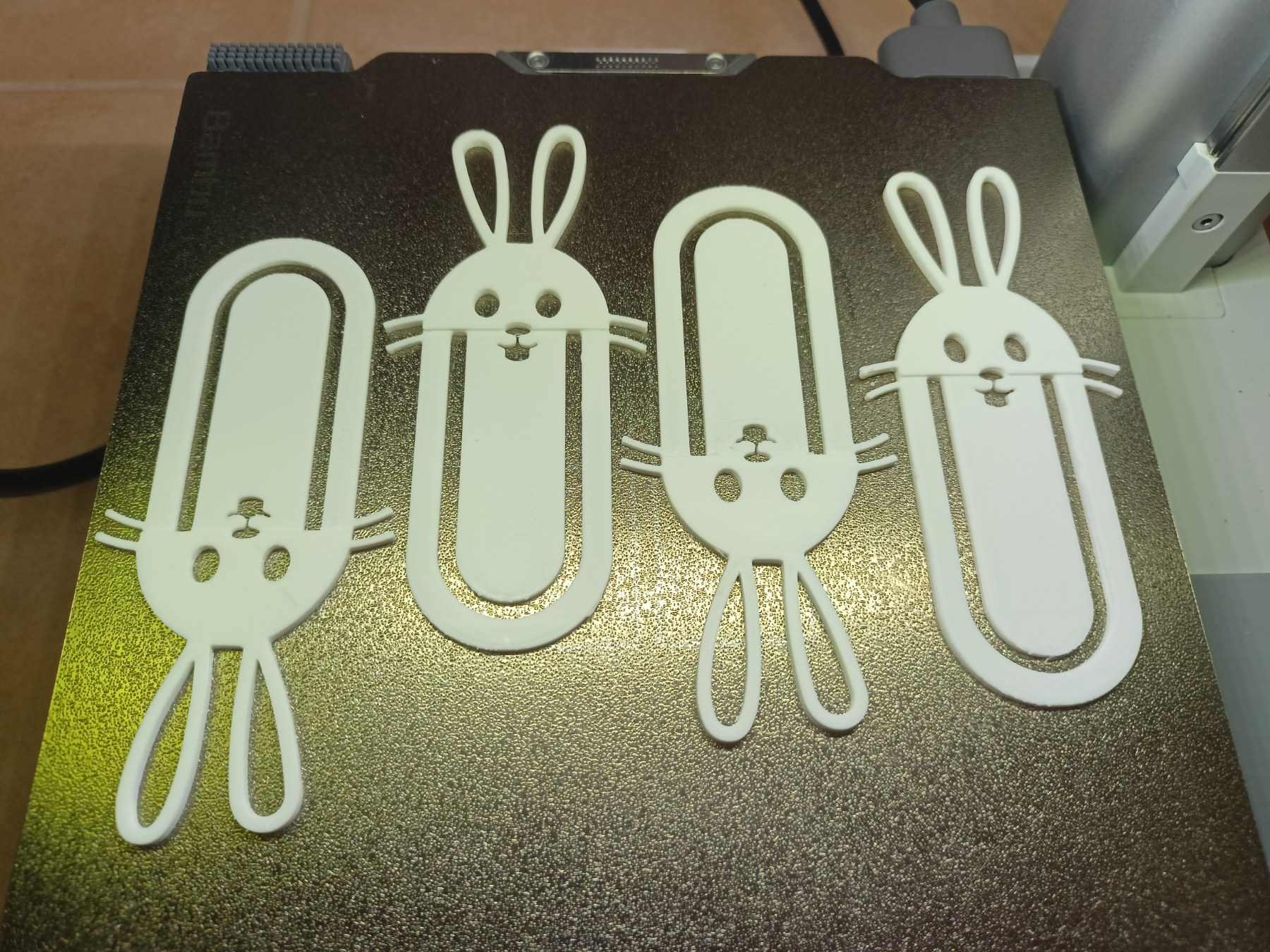 Miniatura 2 do modelo 3D Bunny Bookmark