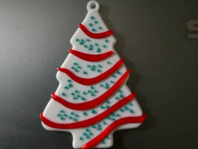 Christmas Tree Cake Ornament